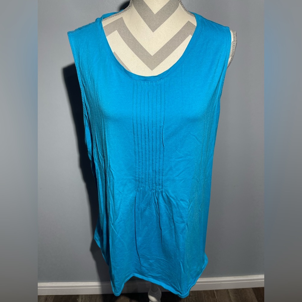 Lands' End Vibrant Blue Tank Top